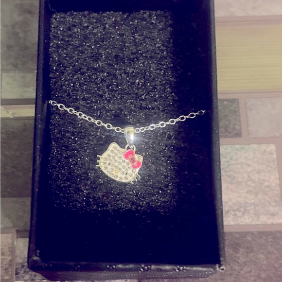 Sanrio Jewelry - Hello kitty necklace (silver brass)